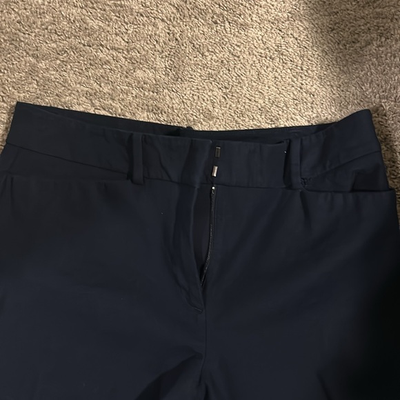 Ann Taylor navy blue ankle work pants - Picture 2 of 4